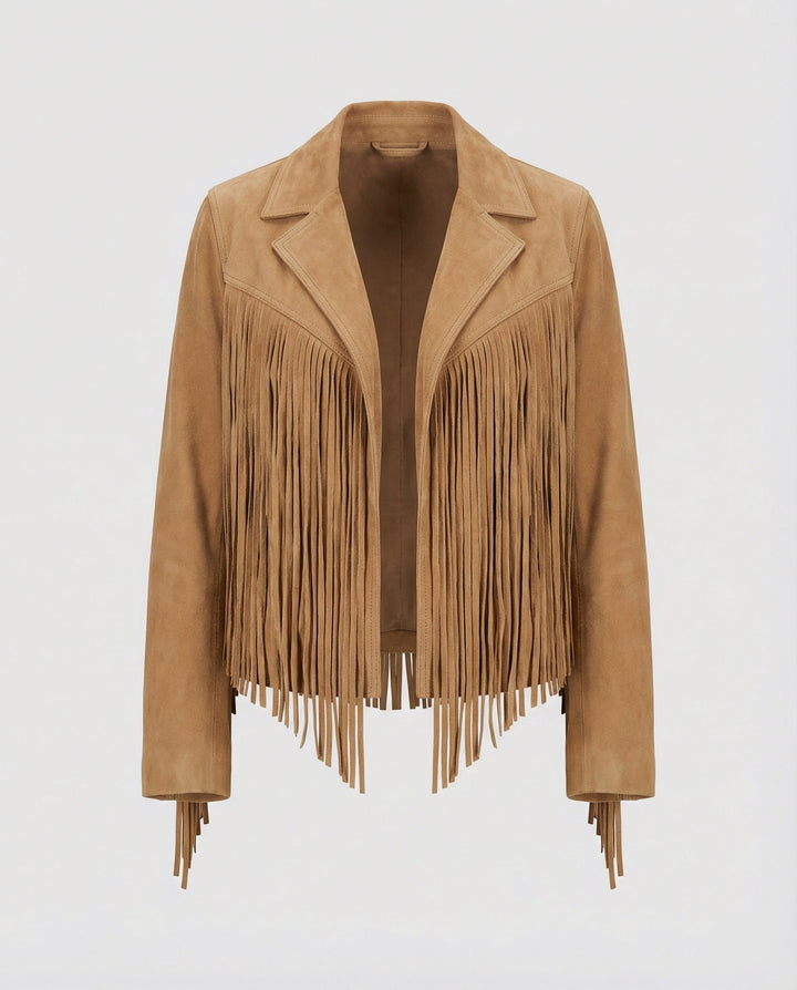 Echoarchiv | Retro Chic Jacke Mit Fransen