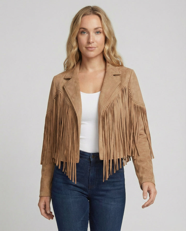 Echoarchiv | Retro Chic Jacke Mit Fransen