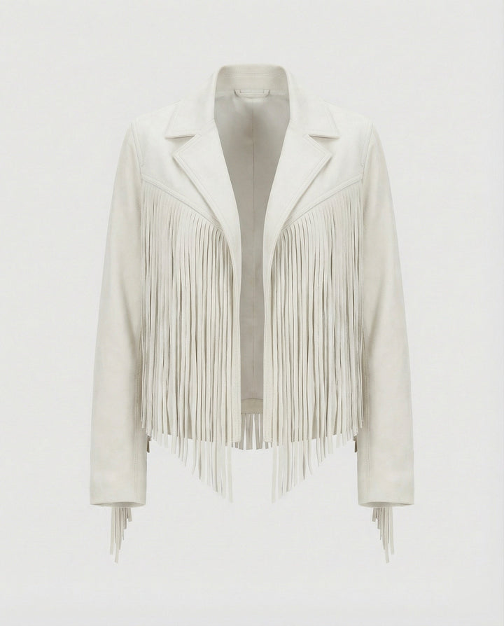 Echoarchiv | Retro Chic Jacke Mit Fransen