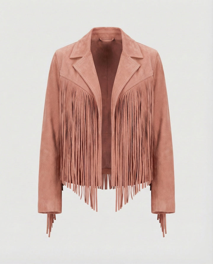 Echoarchiv | Retro Chic Jacke Mit Fransen