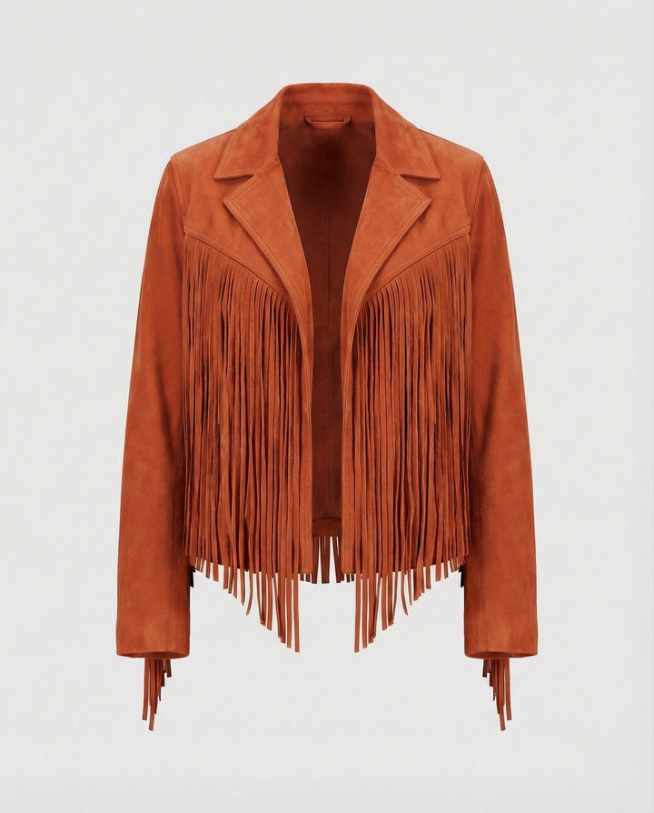 Echoarchiv | Retro Chic Jacke Mit Fransen