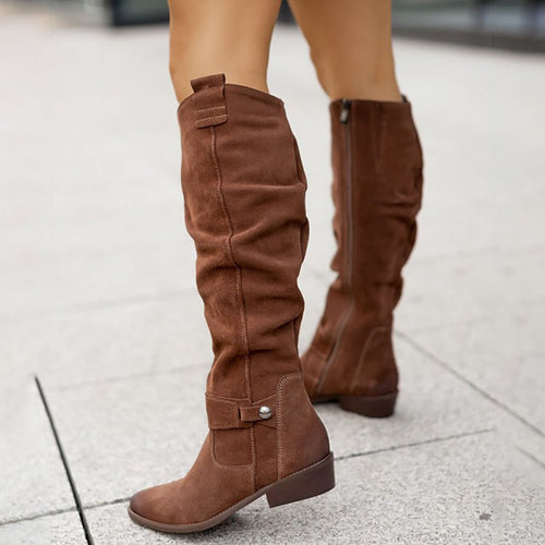 Echoarchiv | Warme Wildlederstiefel - Bequeme Winterschuhe