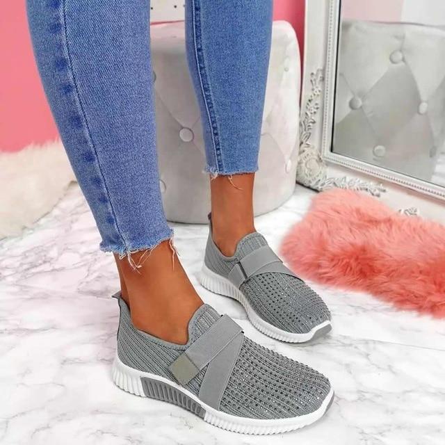 Slip-On-SnEchoarchivker für Damen mit Klettverschluss | Verbessern Sie Ihre Laufhaltung!