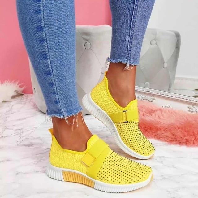 Slip-On-SnEchoarchivker für Damen mit Klettverschluss | Verbessern Sie Ihre Laufhaltung!