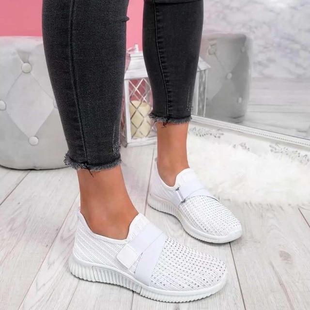 Slip-On-SnEchoarchivker für Damen mit Klettverschluss | Verbessern Sie Ihre Laufhaltung!