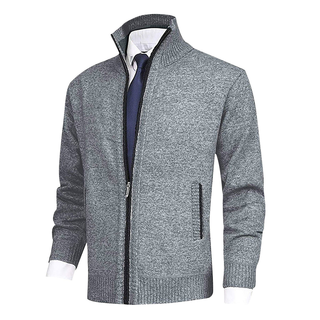 Herren Strickjacke mit Kragen – Terenzo