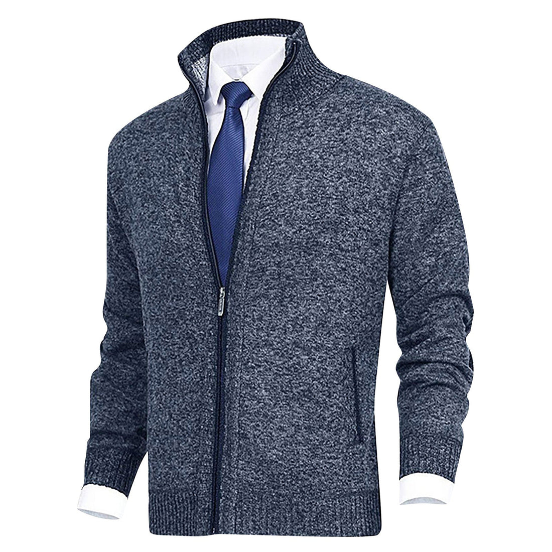 Herren Strickjacke mit Kragen – Terenzo