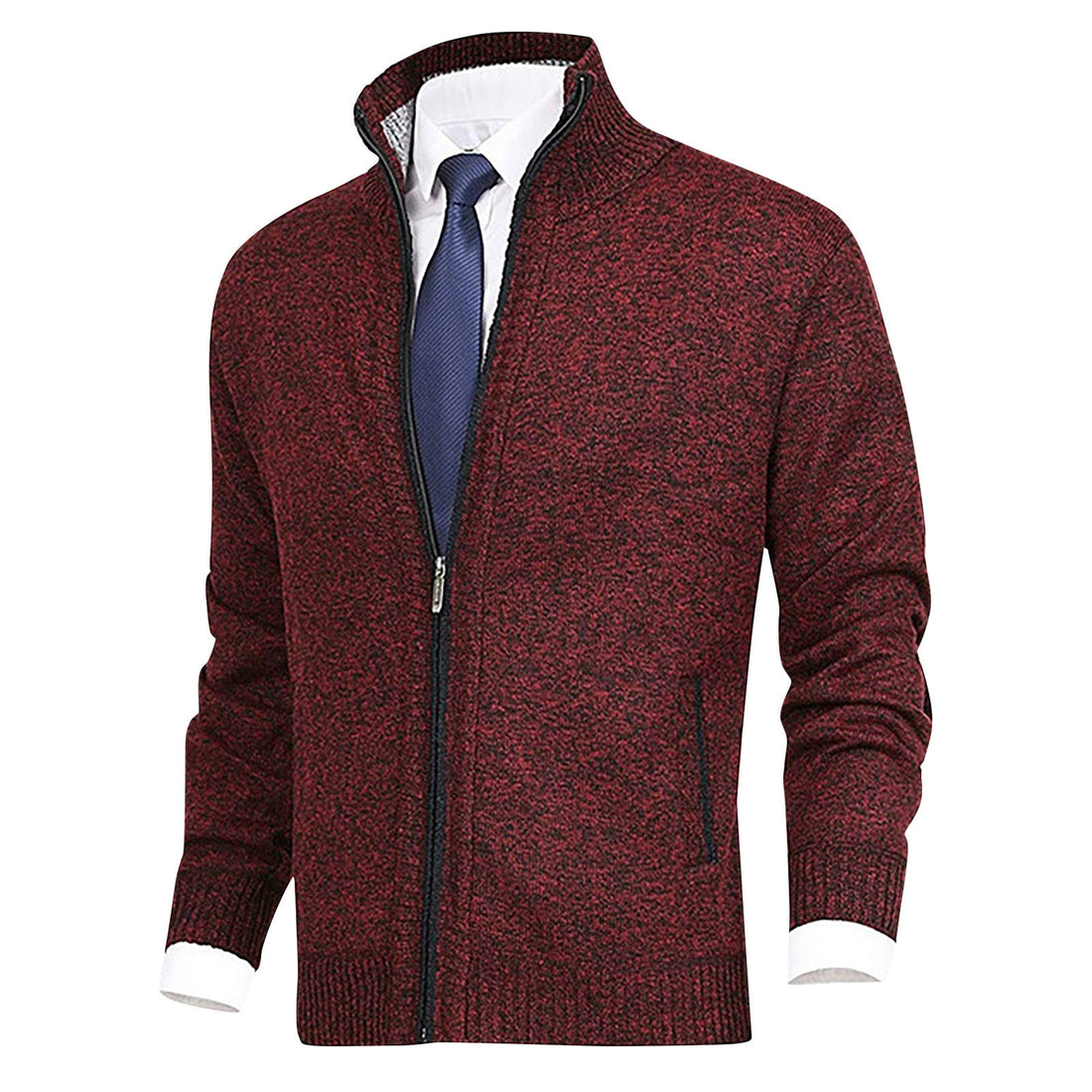 Herren Strickjacke mit Kragen – Terenzo