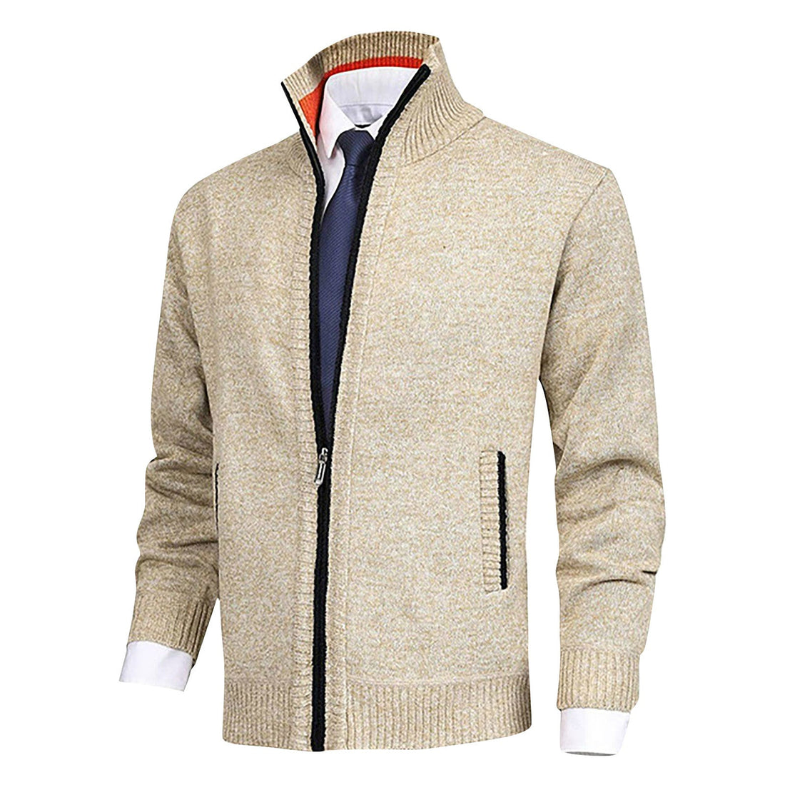 Herren Strickjacke mit Kragen – Terenzo