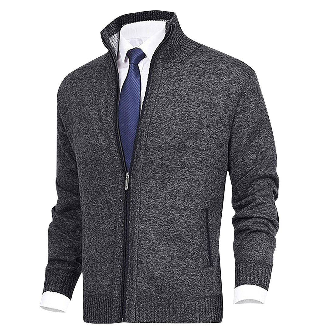 Herren Strickjacke mit Kragen – Terenzo