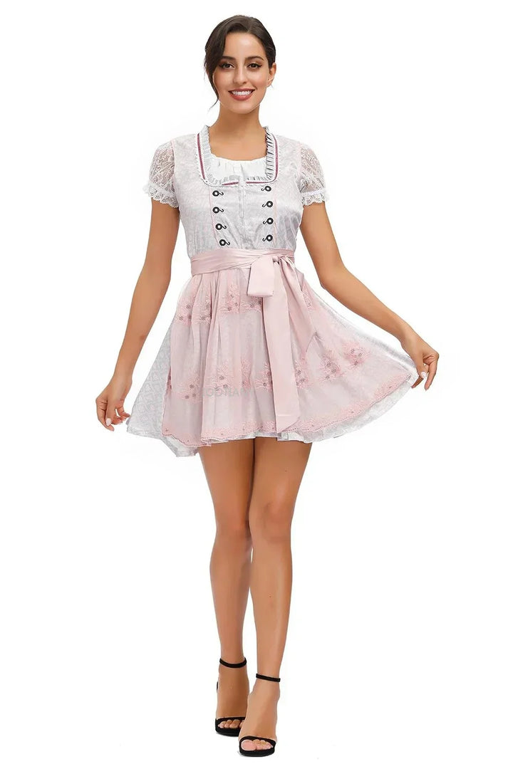 Bayerisches Oktoberfest Dirndl Trachtenkleid – Élara
