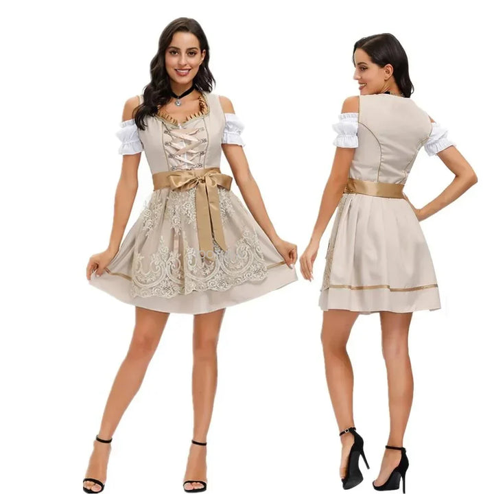 Bayerisches Oktoberfest Dirndl Trachtenkleid – Élara