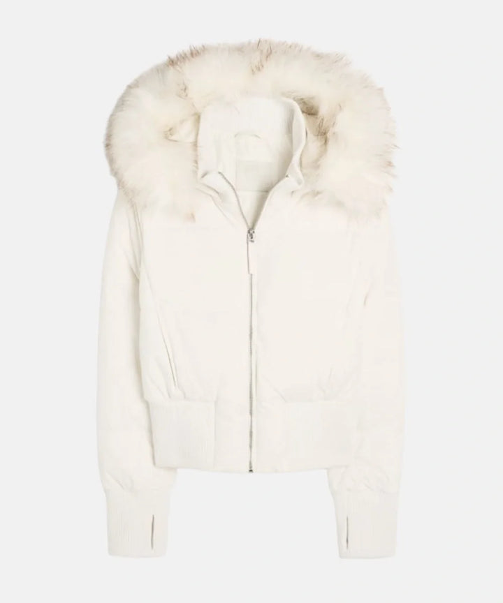 Damen Gesteppt Winterjacke mit Warm & Abnehmbarer Kapuze | Echoarchiv