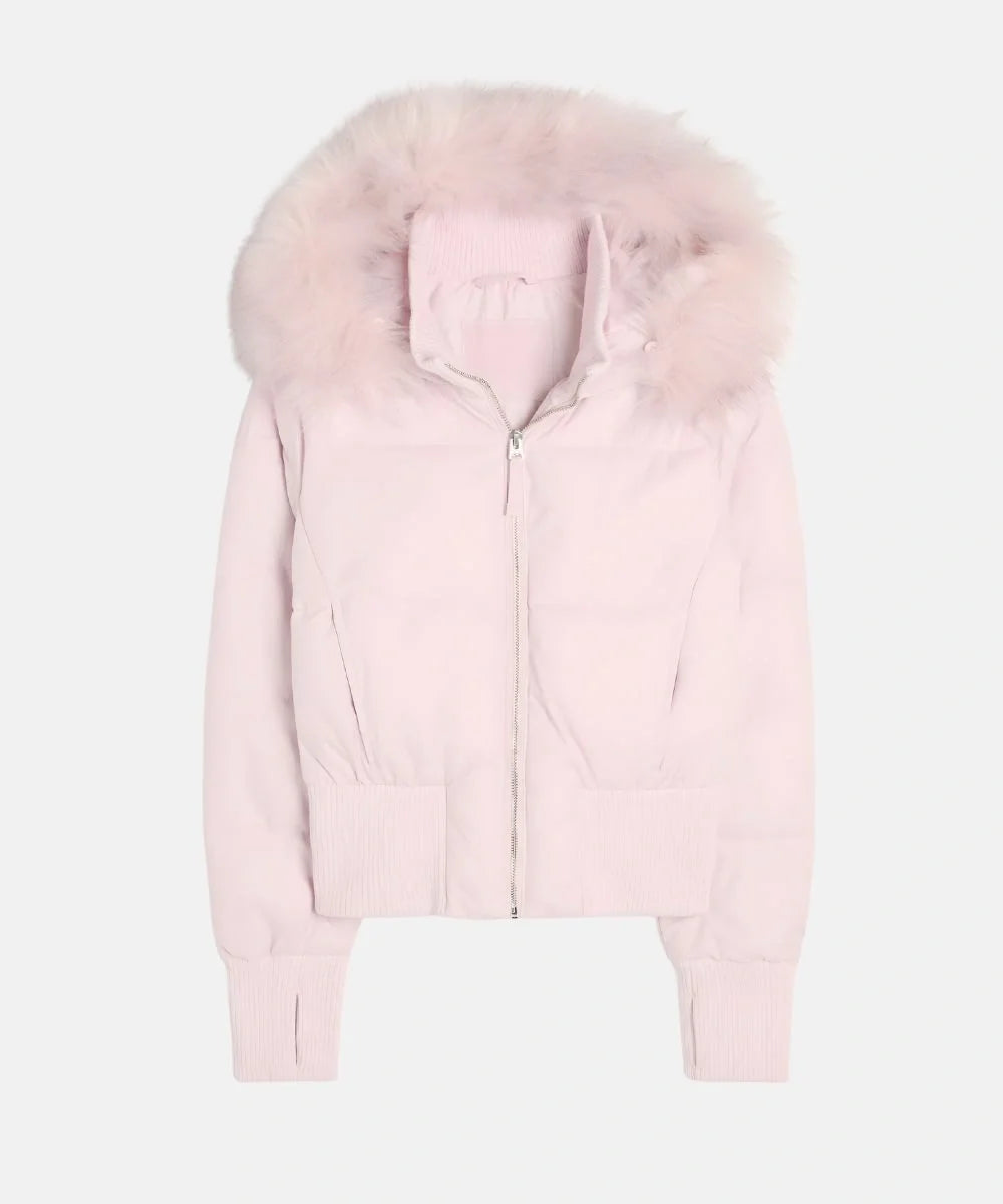 Damen Gesteppt Winterjacke mit Warm & Abnehmbarer Kapuze | Echoarchiv