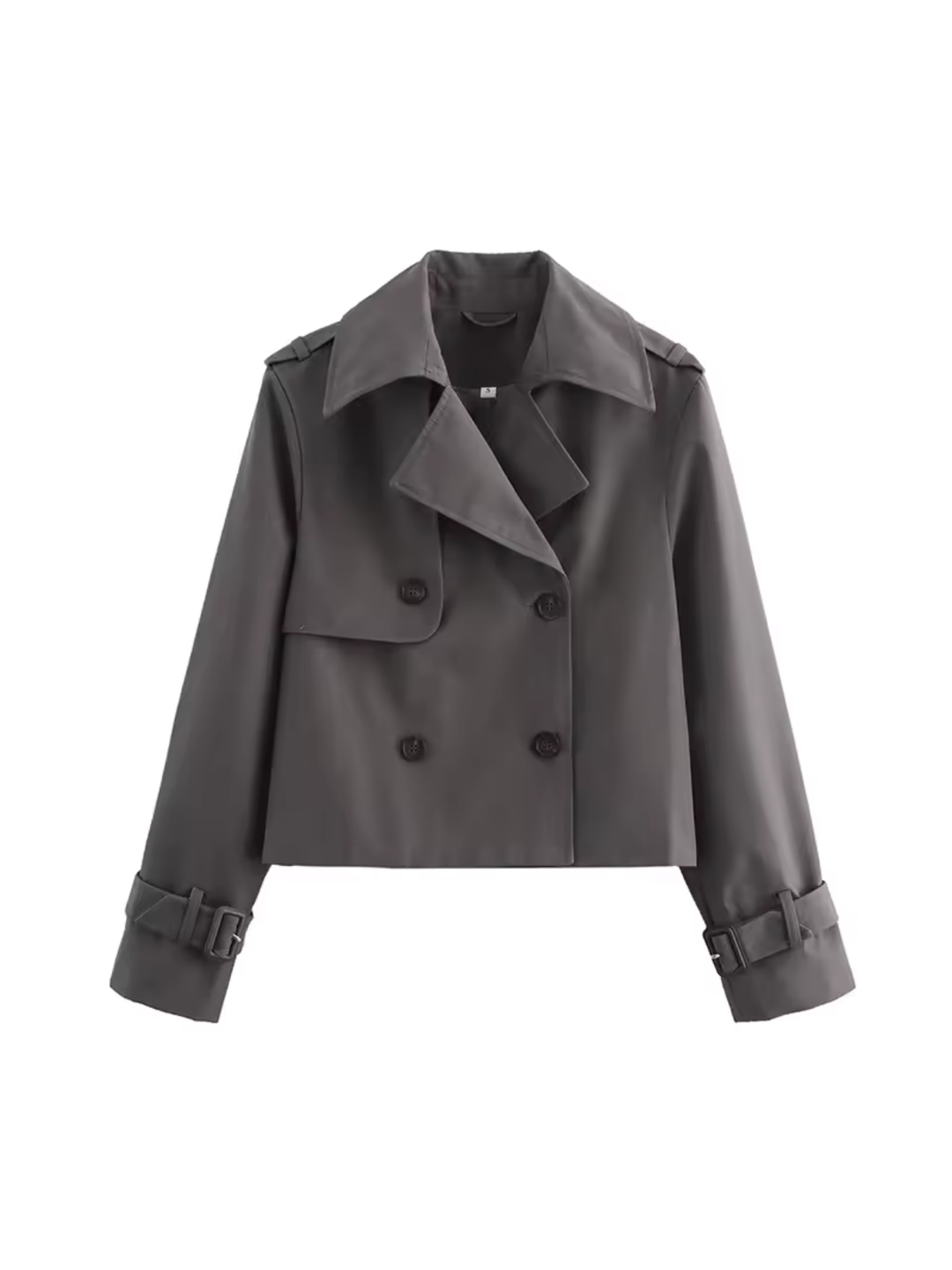 Echoarchiv | Damen Wasserdichter Trenchcoat Mit Gürtel Manschetten und Reverskragen