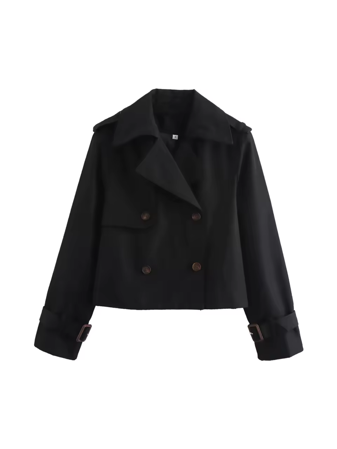 Echoarchiv | Damen Wasserdichter Trenchcoat Mit Gürtel Manschetten und Reverskragen