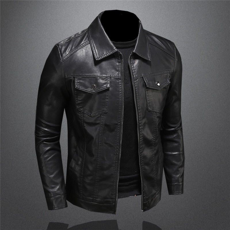 Echoarchiv | Klassische Lederjacke für Herren