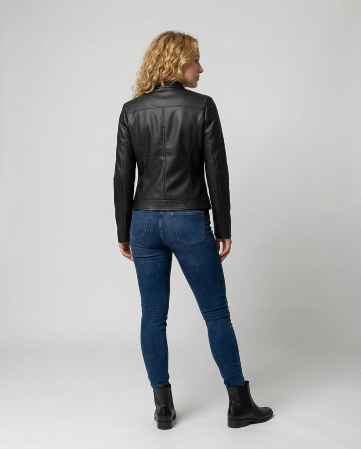 Elegante Lederjacke Damen – Velloura