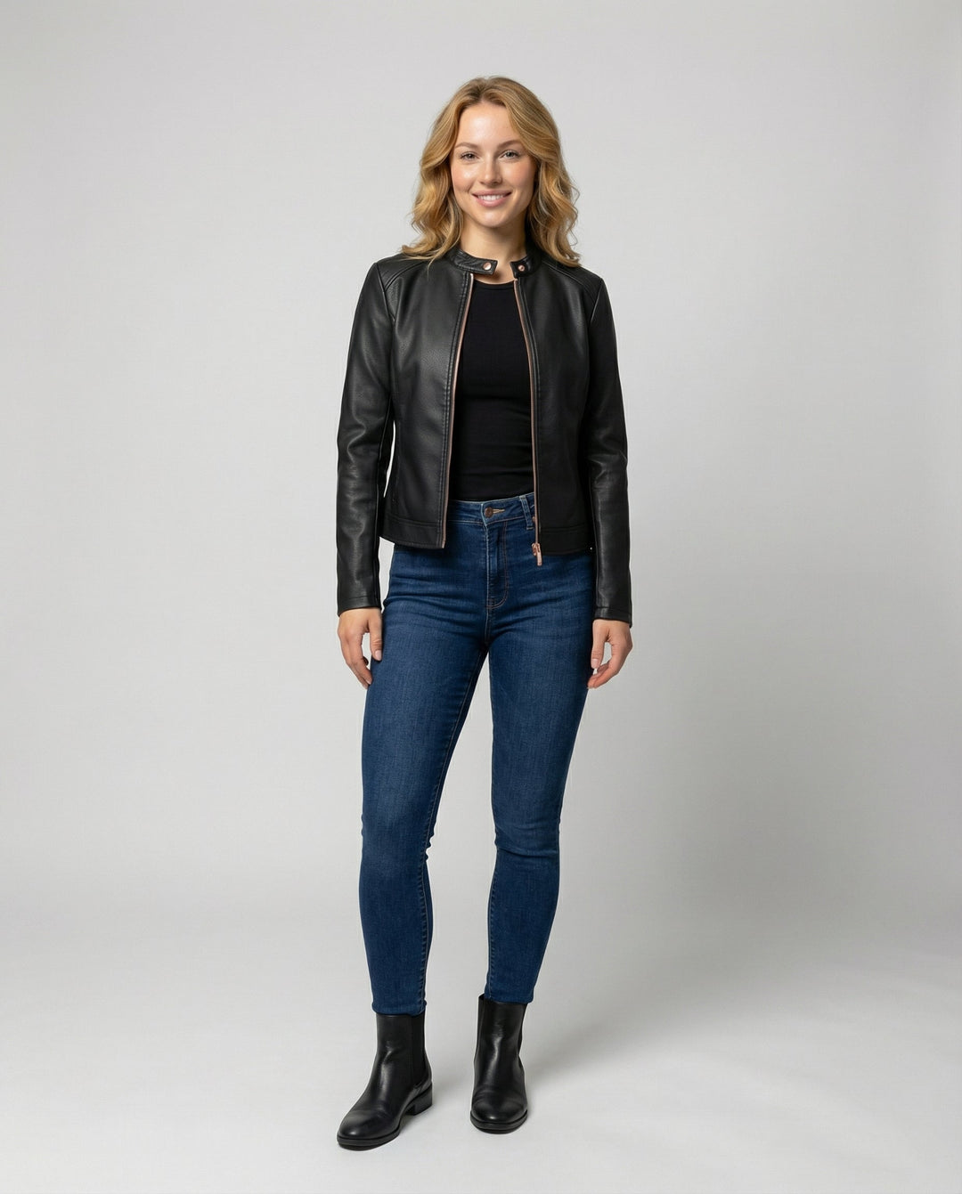 Elegante Lederjacke Damen – Velloura
