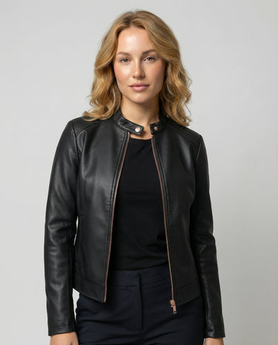 Elegante Lederjacke Damen – Velloura