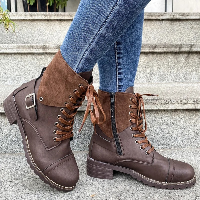 Echoarchiv | Wasserdichte Lederstiefel mit Reißverschluss