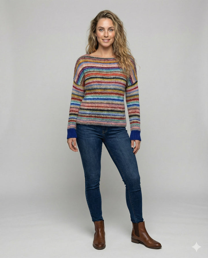Damen Norwegerpullover mit Stilvollem Design & Gemütlicher Passform | Echoarchiv