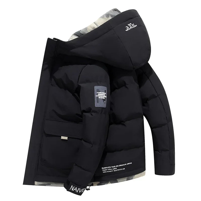 Echoarchiv | Wattierte Jacke mit Kapuze