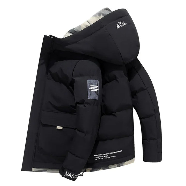 Echoarchiv | Wattierte Jacke mit Kapuze