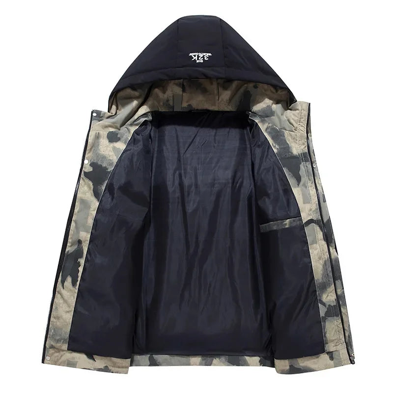 Echoarchiv | Wattierte Jacke mit Kapuze