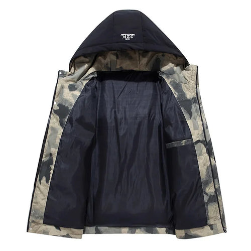 Echoarchiv | Wattierte Jacke mit Kapuze