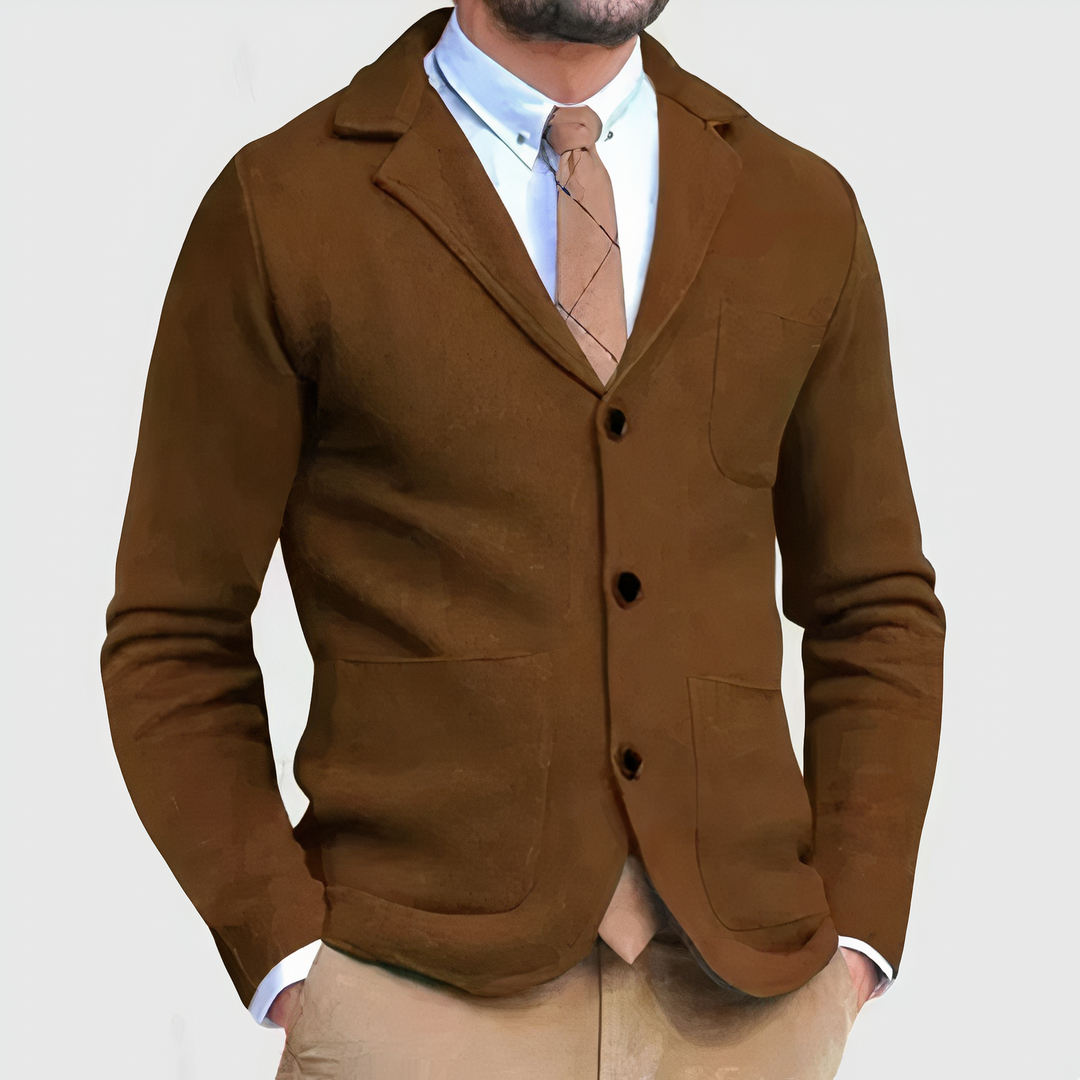 Echoarchiv - Klassischer Herbst Business Casual Blazer für Männer
