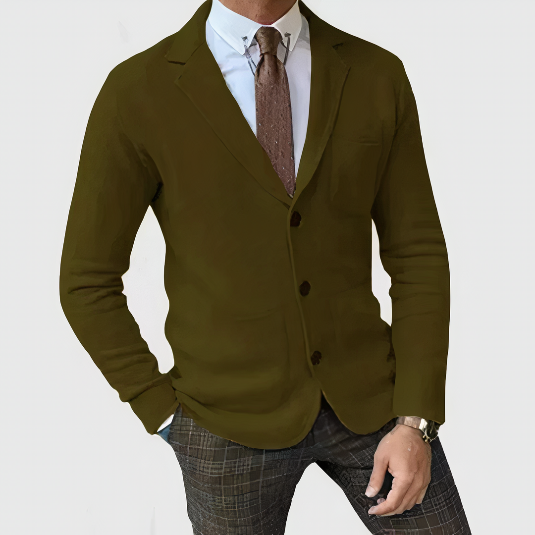 Echoarchiv - Klassischer Herbst Business Casual Blazer für Männer