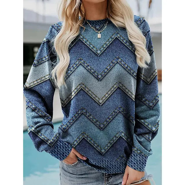 Druck Pullover SwEchoarchivtshirt