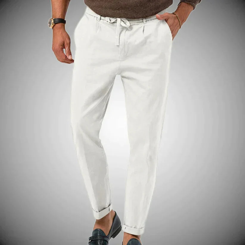Echoarchiv | Slim Fit Leinenhose für Herren