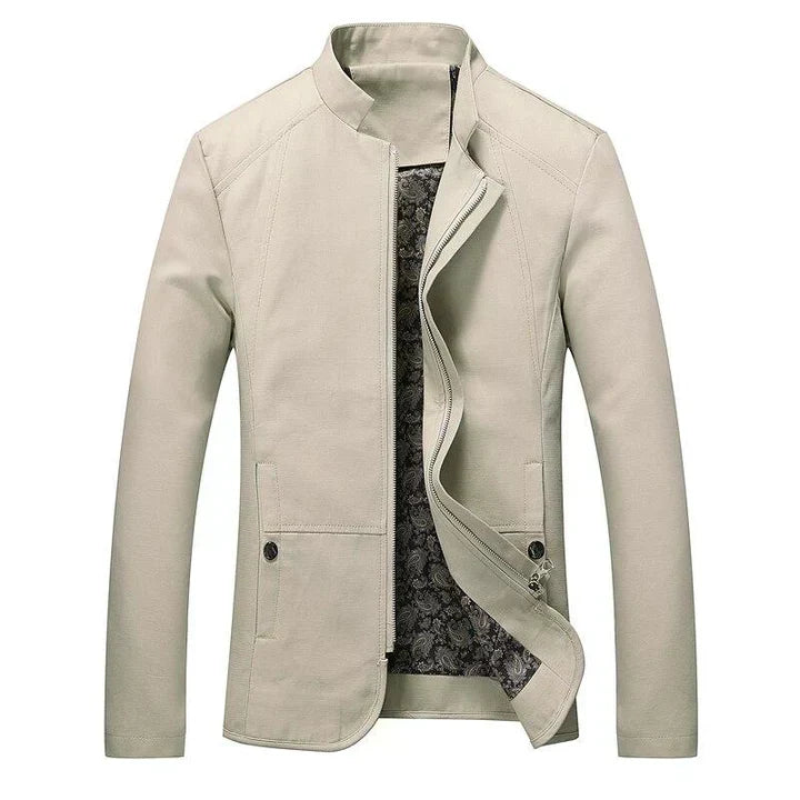 Echoarchiv | Herren Slim-Fit Leichtgewicht Zip-Up Jacke