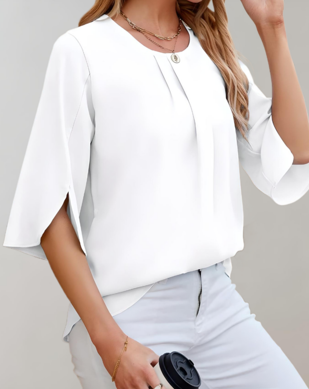 Echoarchiv | Bequeme, Locker Sitzende Bluse