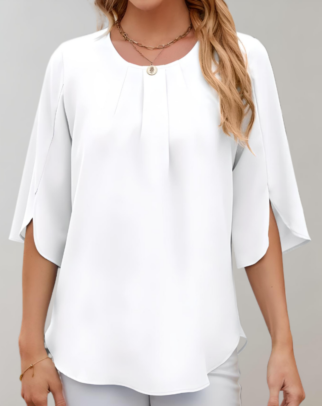 Echoarchiv | Bequeme, Locker Sitzende Bluse
