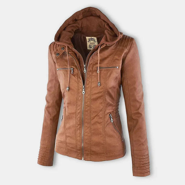 Echoarchiv | Stilvolle Motorradjacke mit Kapuze