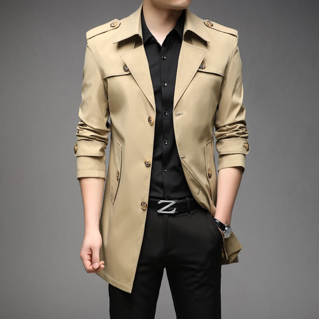 Echoarchiv | Herren Stilvoller Trenchcoat - Wasserdicht & Winddicht