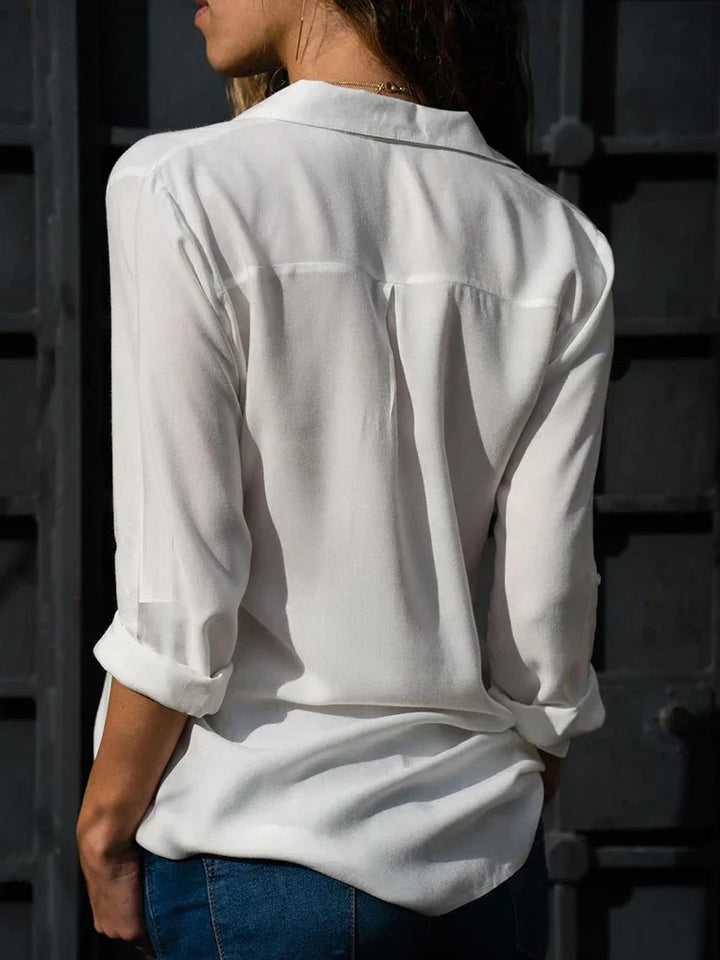 Klassische Bluse für Damen Zeitlos und Vielseitig für Jeden Anlass – Élovi
