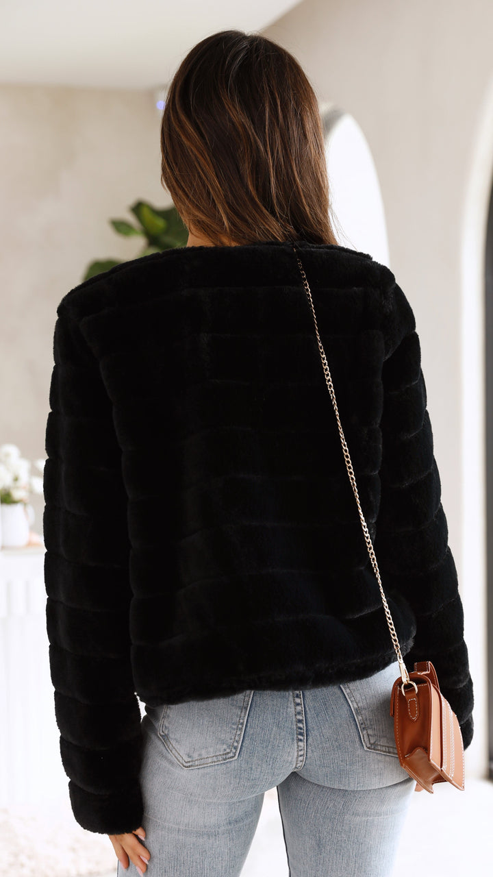 Echoarchiv | Luxus Damen Crop Jacke