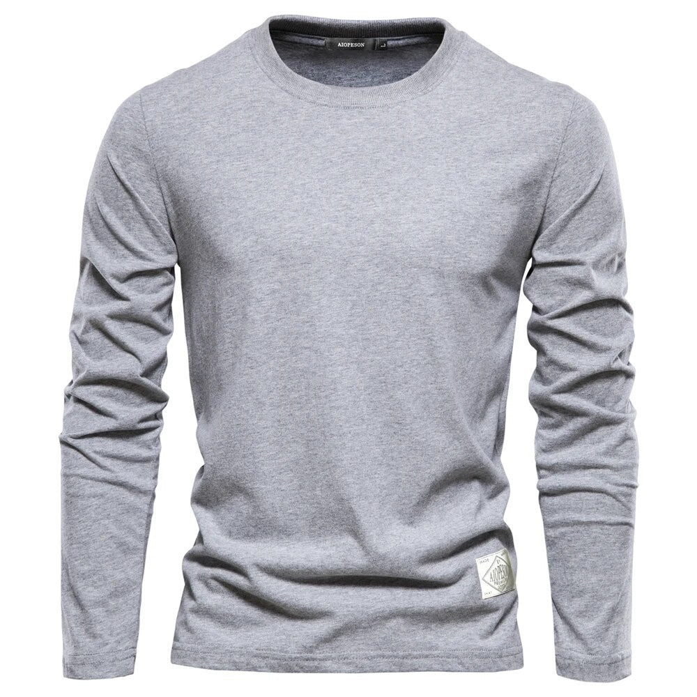 Echoarchiv - Stilvolle und Bequeme Klassische Lange Ärmel T-Shirt für Männer
