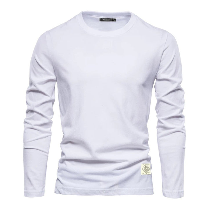 Echoarchiv - Stilvolle und Bequeme Klassische Lange Ärmel T-Shirt für Männer