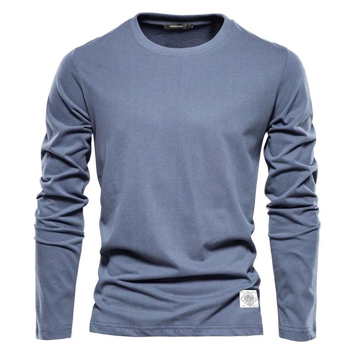 Echoarchiv - Stilvolle und Bequeme Klassische Lange Ärmel T-Shirt für Männer