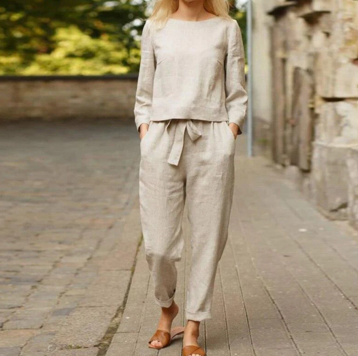 Echoarchiv | Sommerkleid-Set für Frauen aus Baumwolle