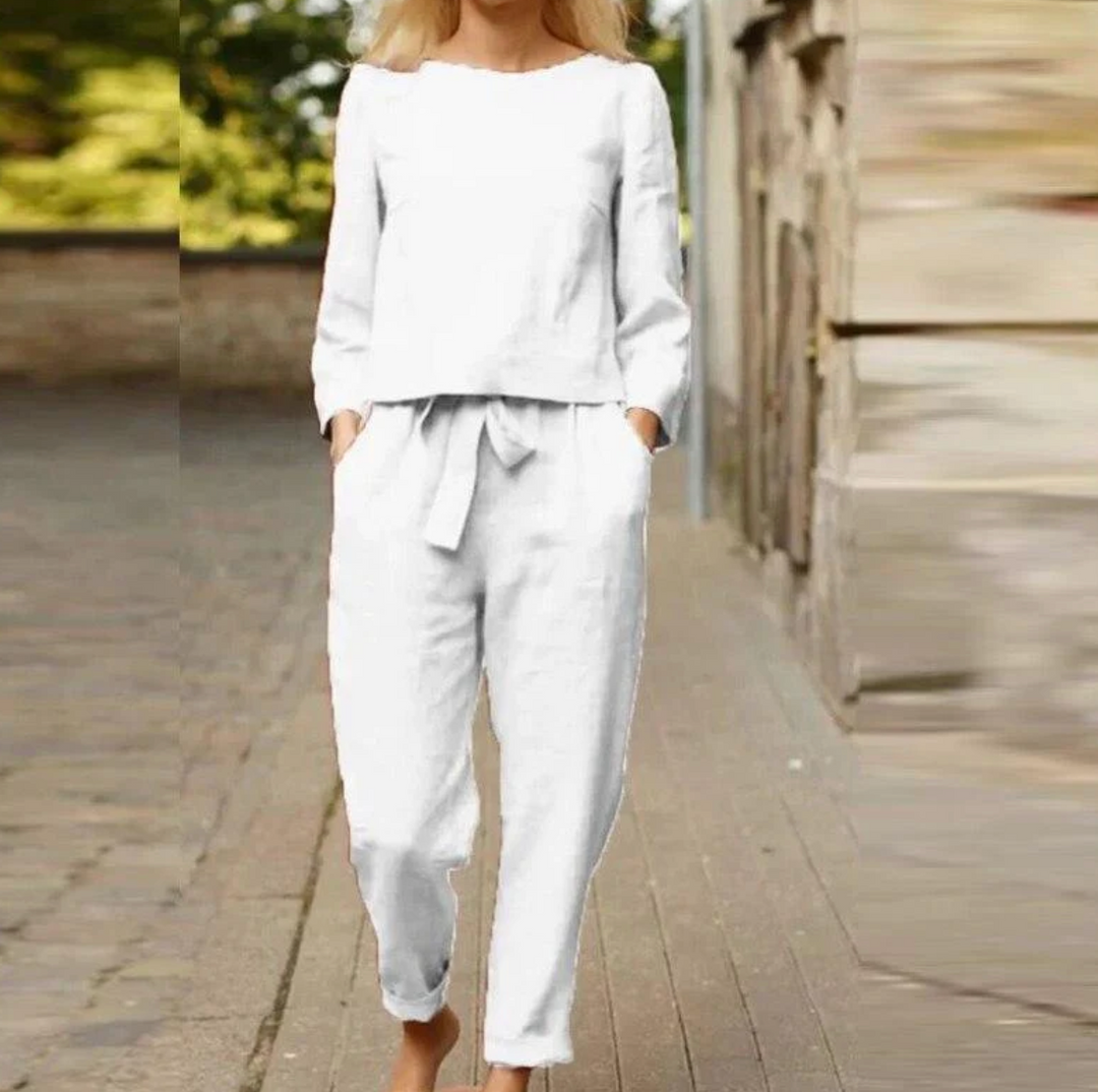 Echoarchiv | Sommerkleid-Set für Frauen aus Baumwolle