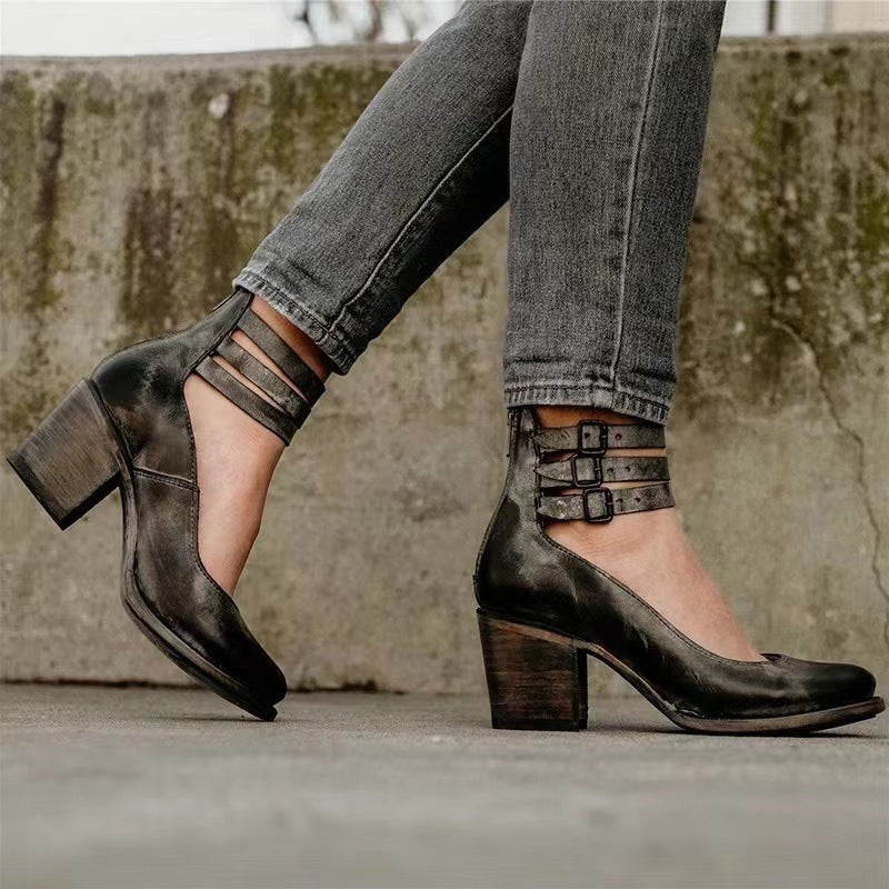 Echoarchiv | Orthopädische Sandalen mit Absatz Stil