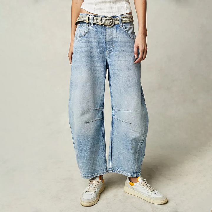 Echoarchiv | Damen Weite Beinhose Denim