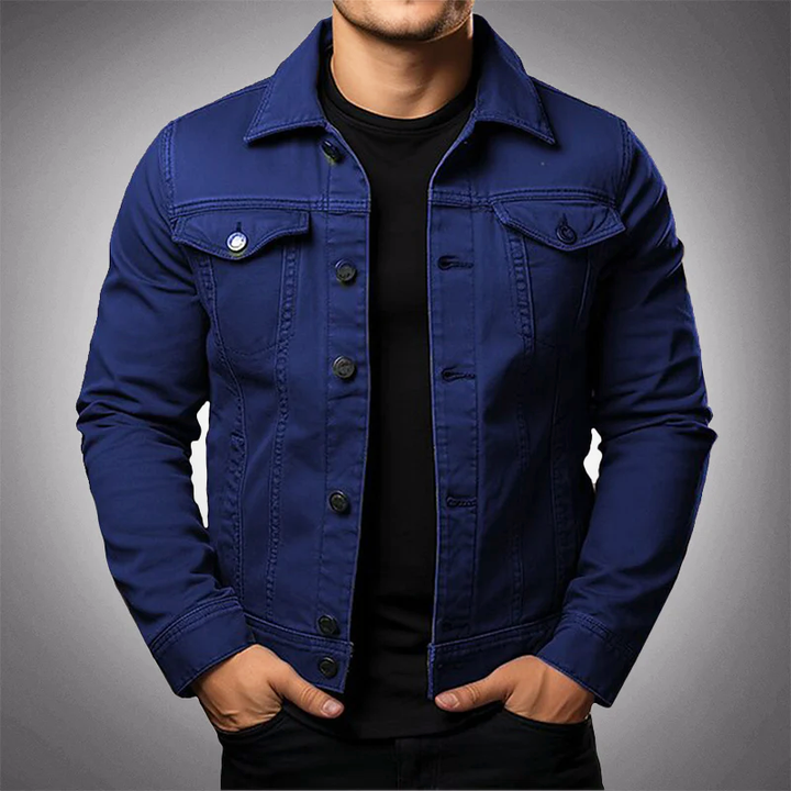 Echoarchiv | Denim Jacke für Männer für Komfort Vielseitigkeit