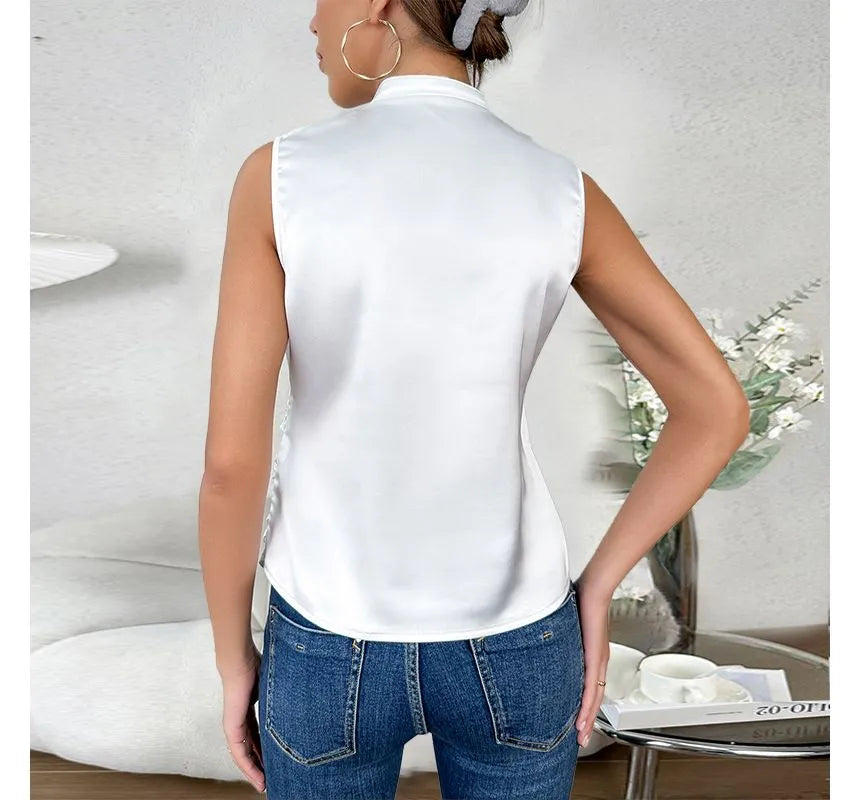 Echoarchiv | Elegantes Ärmelloses Einfarbiges Top